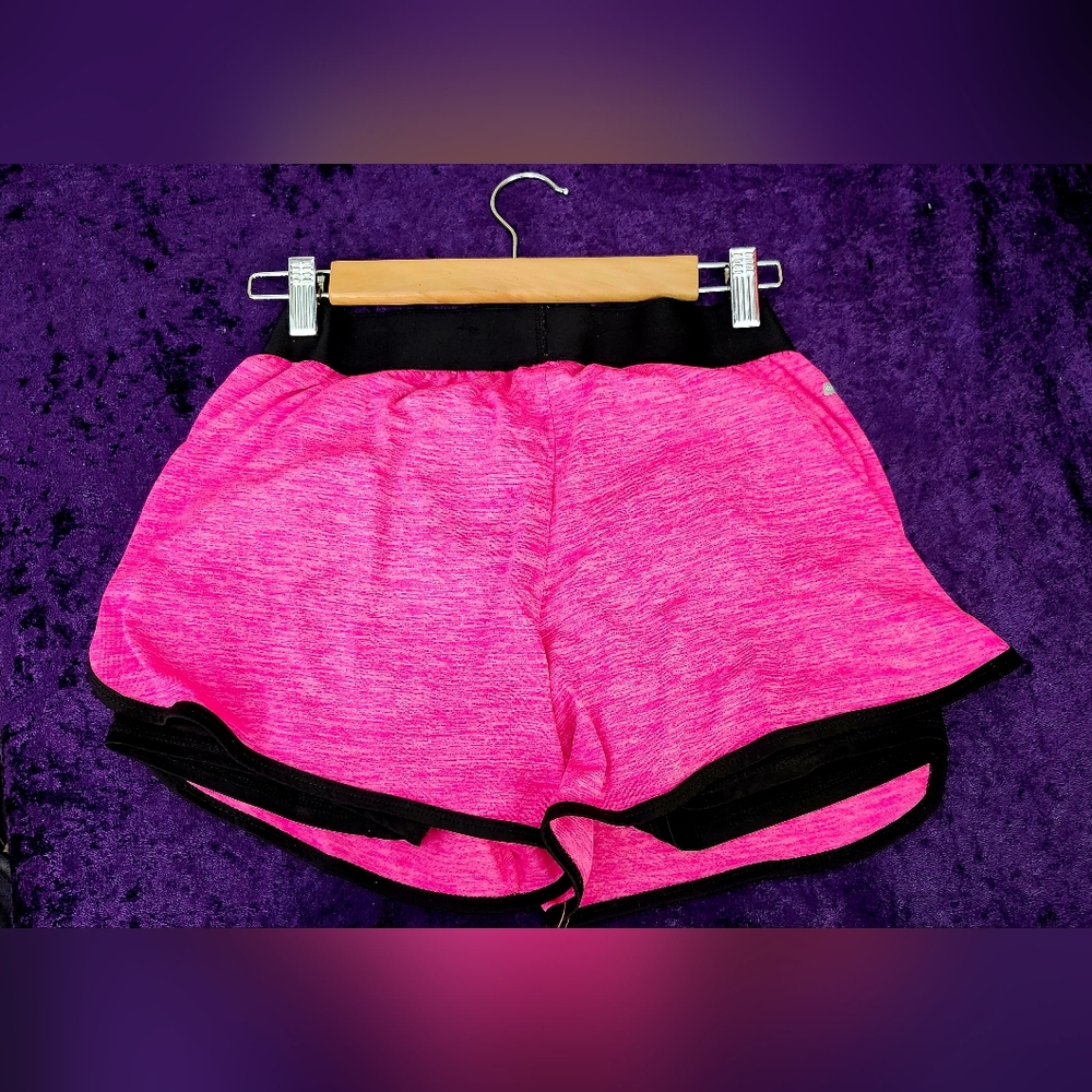 Danskin Now Pink and Black Athletic Shorts Lightweight Comfort image 2